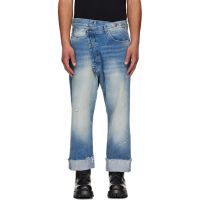 R13 Blue Crossover Jeans 261021M186011