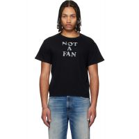 R13 Black Not A Fan Boy T-shirt 261021M213000