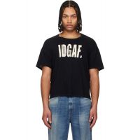 R13 Black I Dont Give A F Relaxed T-shirt 261021M213001