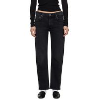 Citizens of Humanity Black Anissa Straight Leg Jeans 261030F069000
