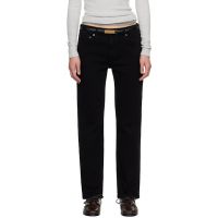 Citizens of Humanity Black Anissa Straight Leg Jeans 261030F069027