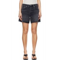 Citizens of Humanity Black Billie Relaxed Shorts 261030F088009