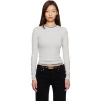 Citizens of Humanity Gray Bina Crewneck T-shirt 261030F110001