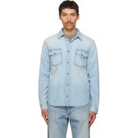 Citizens of Humanity Blue Cairo Utility Denim Shirt 261030M192006