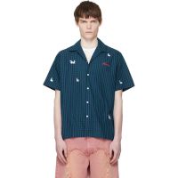 Carne Bollente Blue Check Me Out Shirt 261033M192002
