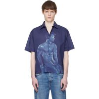 Carne Bollente Navy Sadao Hasegawa In Blue Shirt 261033M192003