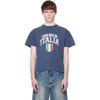 Carne Bollente Navy Ciao Bella T-shirt 261033M213010