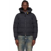Parajumpers Black Wilmont Hooded Down Jacket 261048M178009