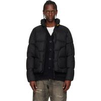 Parajumpers Black Blackburn Hooded Down Jacket 261048M178014