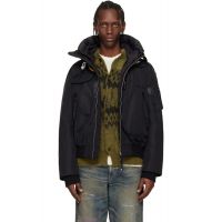 Parajumpers Black Gobi Hooded Down Jacket 261048M178019