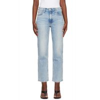 Rag & bone Blue Harlow Ankle Straight Jeans 261055F069041