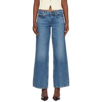 Rag & bone Blue Saige Relaxed Straight Jeans 261055F069047