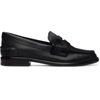Rag & bone Black Carter Leather Loafers 261055F121000