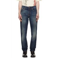 Nudie Jeans Navy Solid Ollie 261078M186018