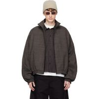 FFFPOSTALSERVICE Brown Vented OS Track Jacket 261081M180007