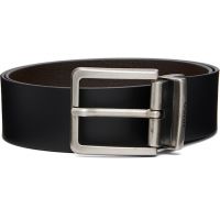 Hugo Black Buffed Leather Belt 261084M131007