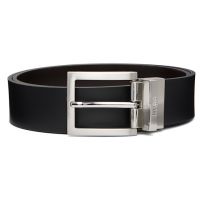 Hugo Black Buffed Leather Belt 261084M131011