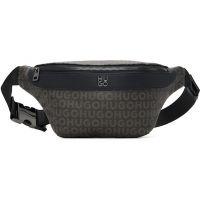 Hugo Black Logo Hardware Belt Bag 261084M166003