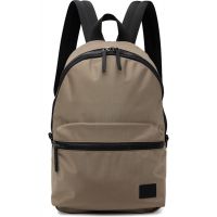 Hugo Beige Logo Patch Backpack 261084M166014