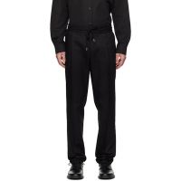 Hugo Black Slim-Fit Trousers 261084M191007