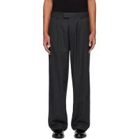 Hugo Gray Flannel Trousers 261084M191012