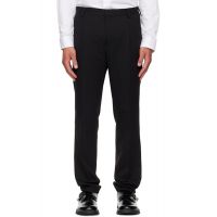 Hugo Black Extra-Slim-Fit Wool-Blend Twill Trousers 261084M191017