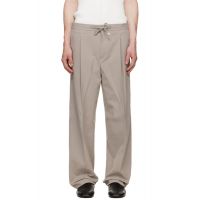 Hugo Beige Modern Fit Seersucker Trousers 261084M191018