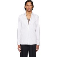 Hugo White Stretch Cotton Modern-Fit Shirt 261084M192004