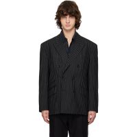 Hugo Black Oversized-Fit Blazer 261084M195001