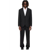 Hugo Black Two-Piece Modern-Fit Stretch Twill Suit 261084M196001