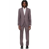 Hugo Purple Two-Piece Extra-Slim-Fit Wool-Blend Suit 261084M196004