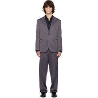 Hugo Gray Virgin Wool Suit 261084M196008
