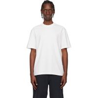 Hugo White Relaxed-Fit Logo-Print T-shirt 261084M213020