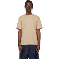 Hugo Beige Relaxed-Fit Logo-Print T-shirt 261084M213021