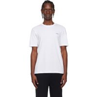 Hugo White Regular-Fit Logo-Print T-shirt 261084M213030