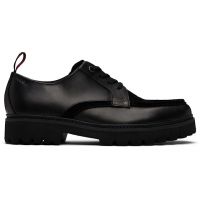 Hugo Black Leather & Suede Derbys 261084M225004