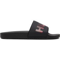 Hugo Black Logo Slides 261084M234000