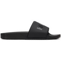 Hugo Black Tonal Logo Italian-Made Sandals 261084M234015
