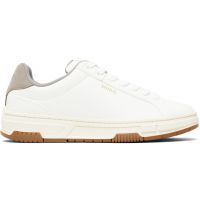 Hugo White Faux-Leather Trainer Sneakers 261084M237014