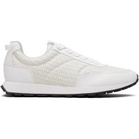 Hugo White Monogrammed Uppers Sneakers 261084M237025