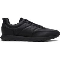 Hugo Black Monogrammed Uppers Sneakers 261084M237026