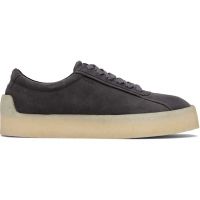 Hugo Gray Rubber Outsole Suede Sneakers 261084M237033