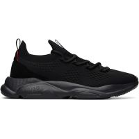 Hugo Black Knitted Sneakers 261084M237042