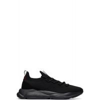 Hugo Black Knitted Sneakers 261084M237042