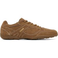 Hugo Brown Faux-Suede Sneakers 261084M237058