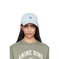 ANINE BING Blue Jeremy Baseball Cap 261092F016008