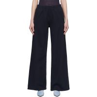 ANINE BING Black Kacey Monogram Sweatpants 261092F086000