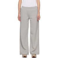 ANINE BING Gray Kacey Monogram Sweatpants 261092F086002