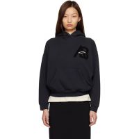 ANINE BING Black Jaci Letterman Hoodie 261092F097002