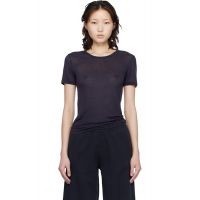 ANINE BING Navy Sylvie T-shirt 261092F110006